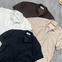 پولوشرت نیم زیپ پارچه بافتی 5001