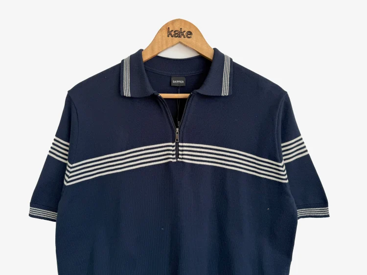 پولوشرت نیم زیپ مردانه بافت نازک – ترند بهار و تابستان