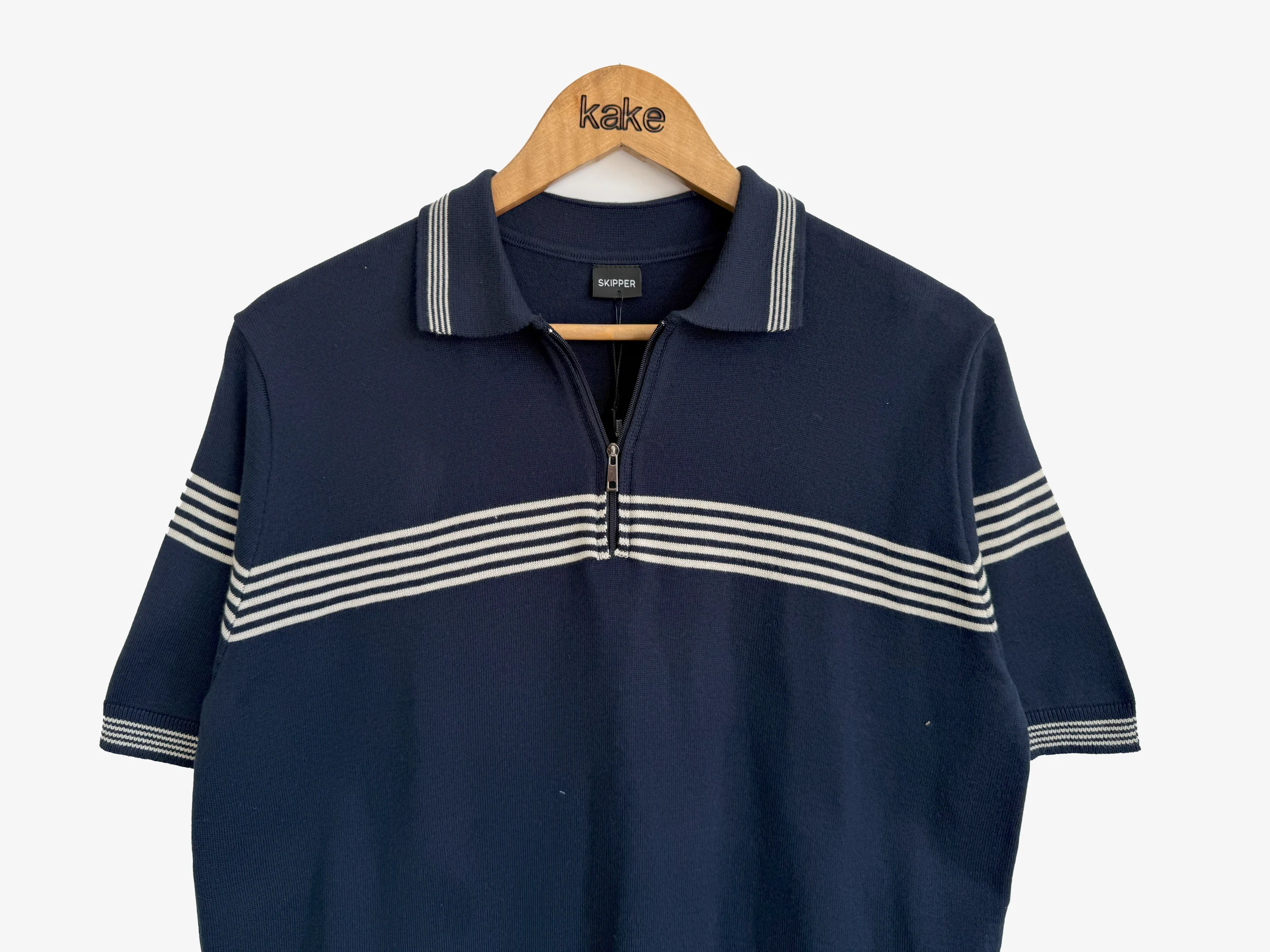 پولوشرت نیم زیپ مردانه بافت نازک – ترند بهار و تابستان